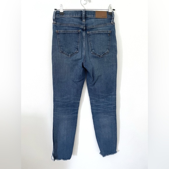 Madewell 10” high rise raw step hem skinny jeans - Picture 3 of 7